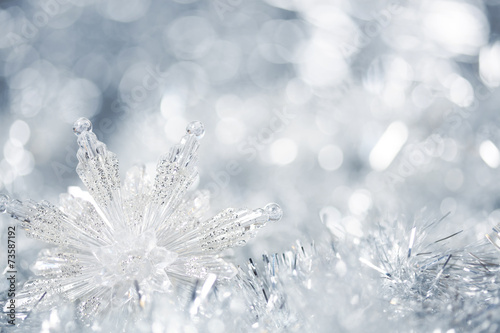 Silver Christmas background