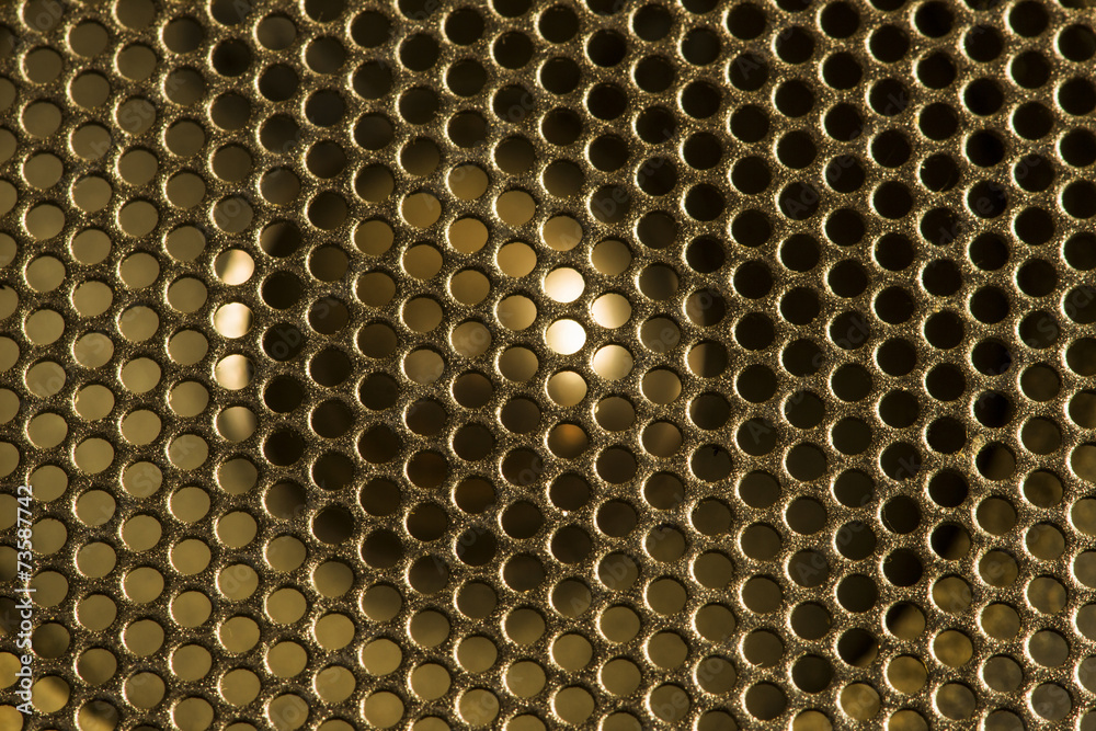 Metal speaker mesh