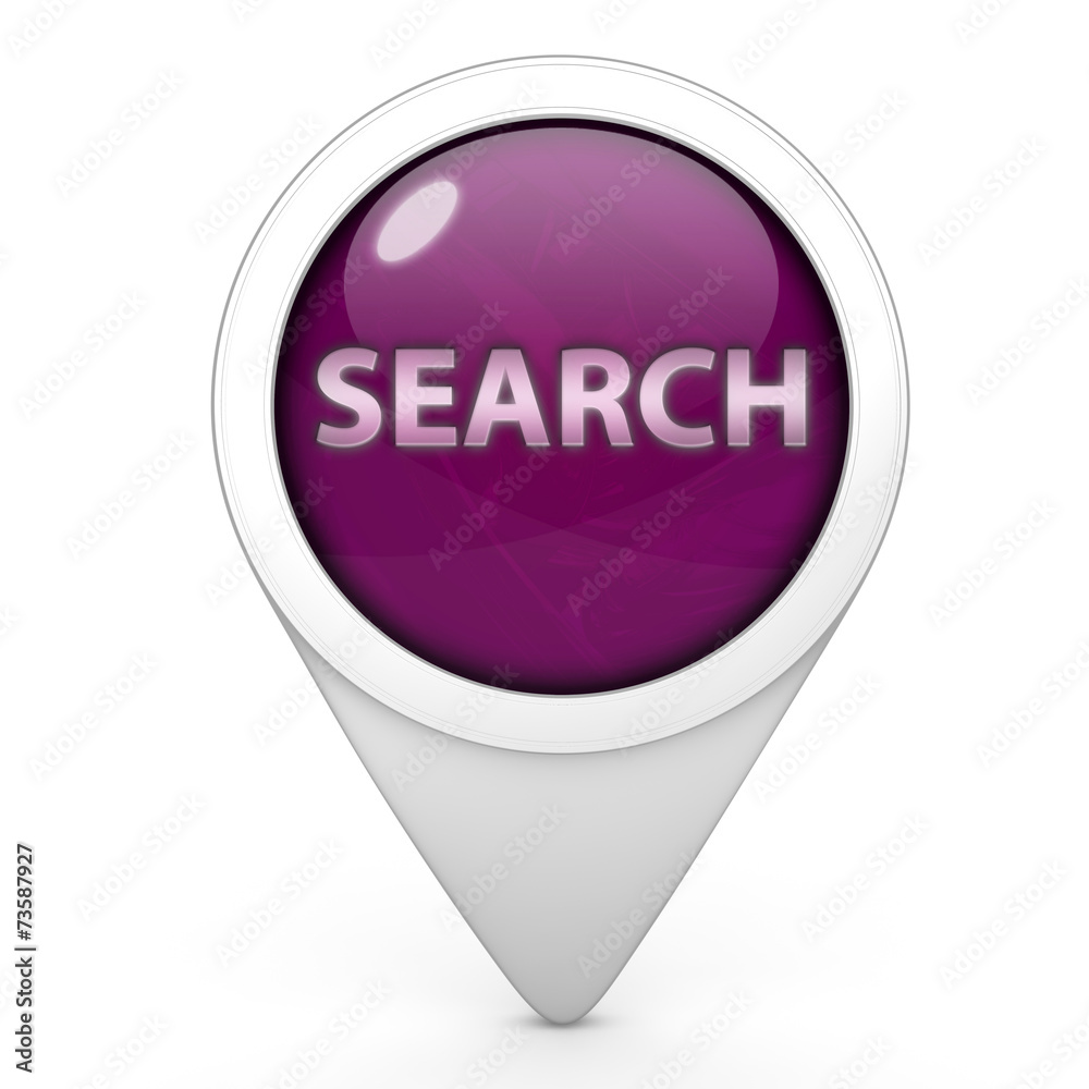 search pointer icon on white background search pointer icon on white background
