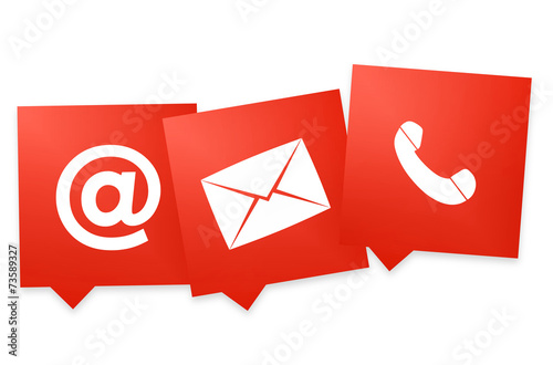 Contact us icon symbol design