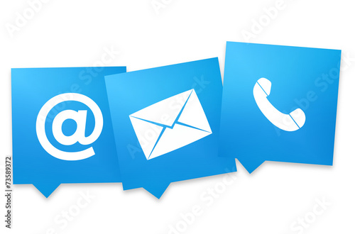 Contact us icon symbol design