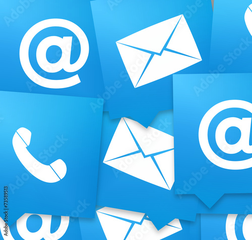 Contact us icon symbol design