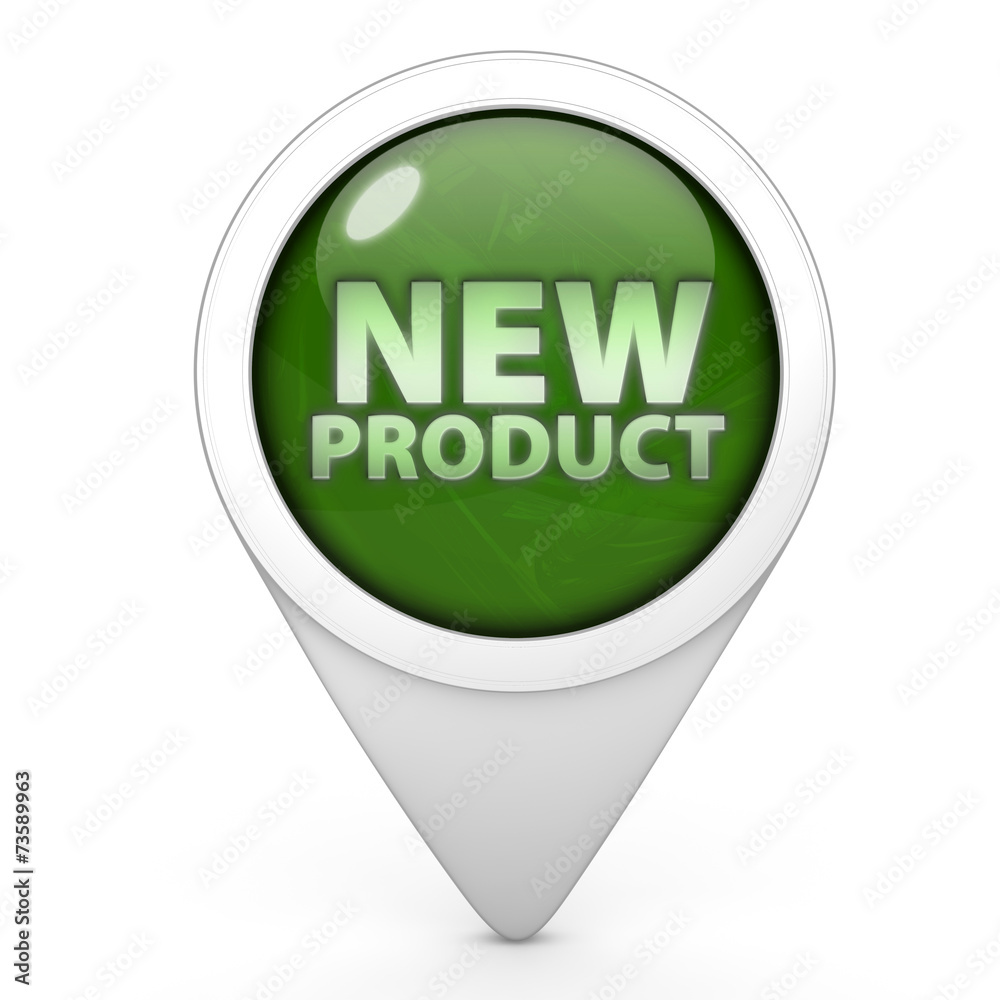 new product pointer icon on white background new product pointer icon on white background