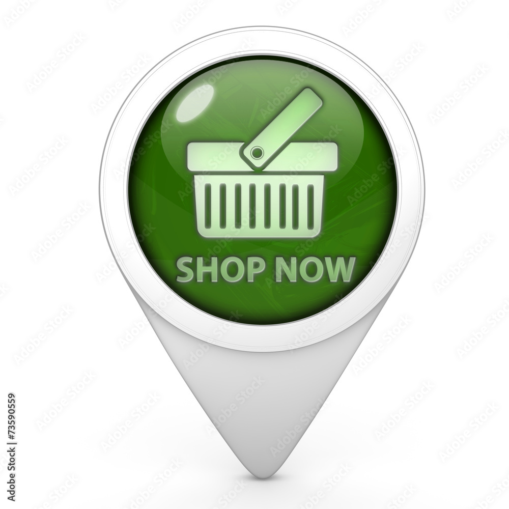 Buy now pointer icon on white background Buy now pointer icon on white background