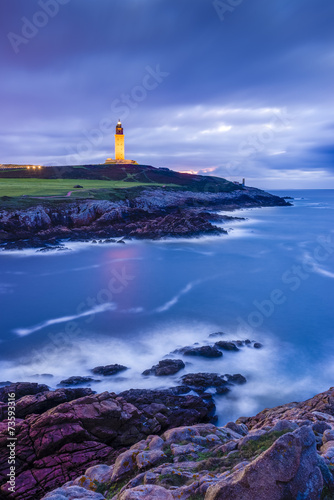 Tower of Hercules in A Coruna, Galicia, Spain.