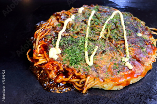 関西風お好み焼き