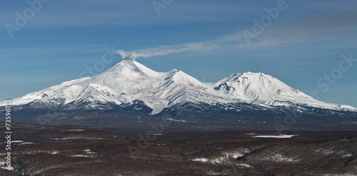Wallpaper Mural Panorama: Avachinsky Volcano and Kozelsky Volcano. Kamchatka Torontodigital.ca