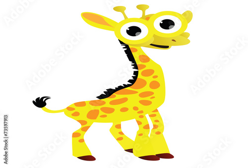 funny giraffe cartoon