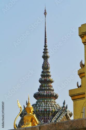 The royal palace in Bangkok in Thailand