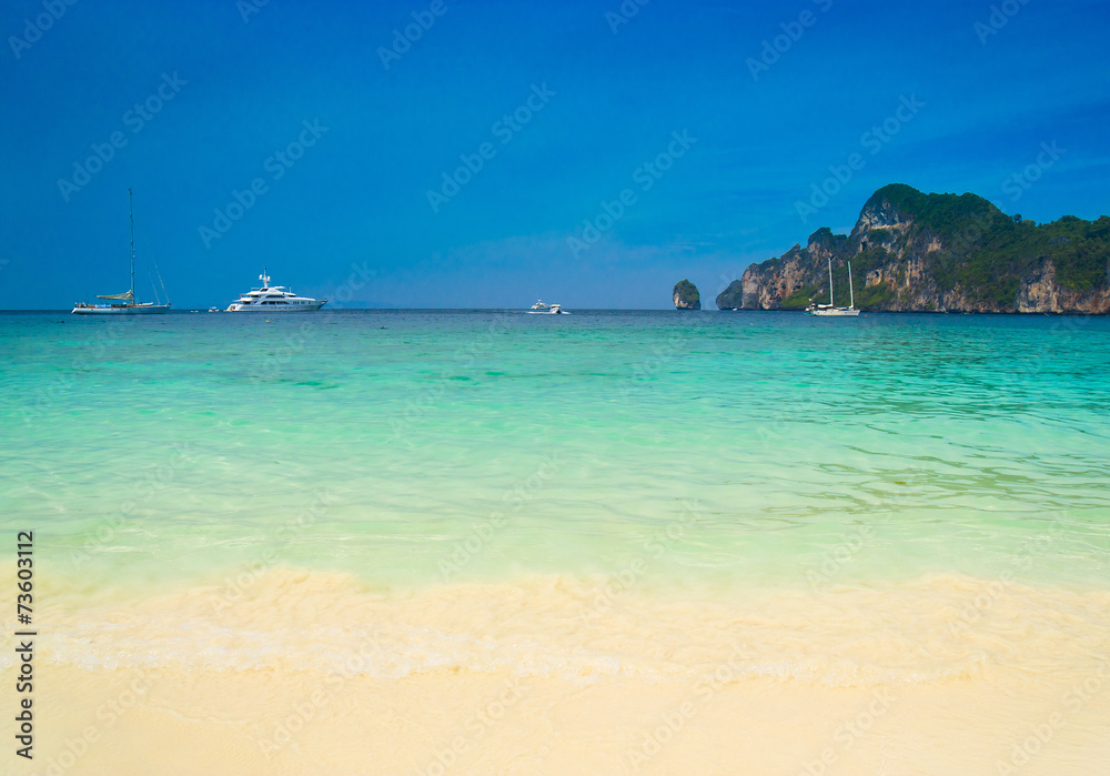 Vacation Wallpaper Caribbean Blue