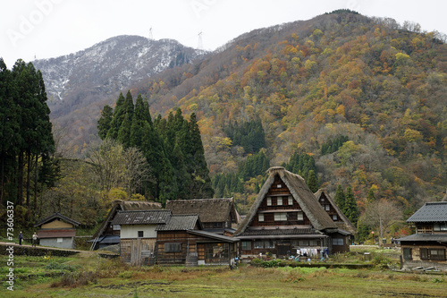 五箇山 菅沼合掌造り集落の秋