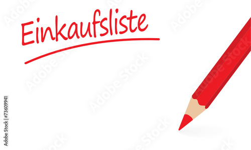 Einkaufsliste
