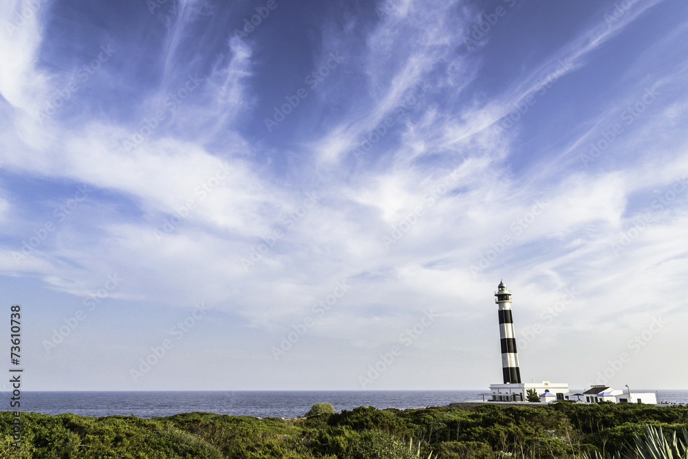 Lighthouse on the ocean