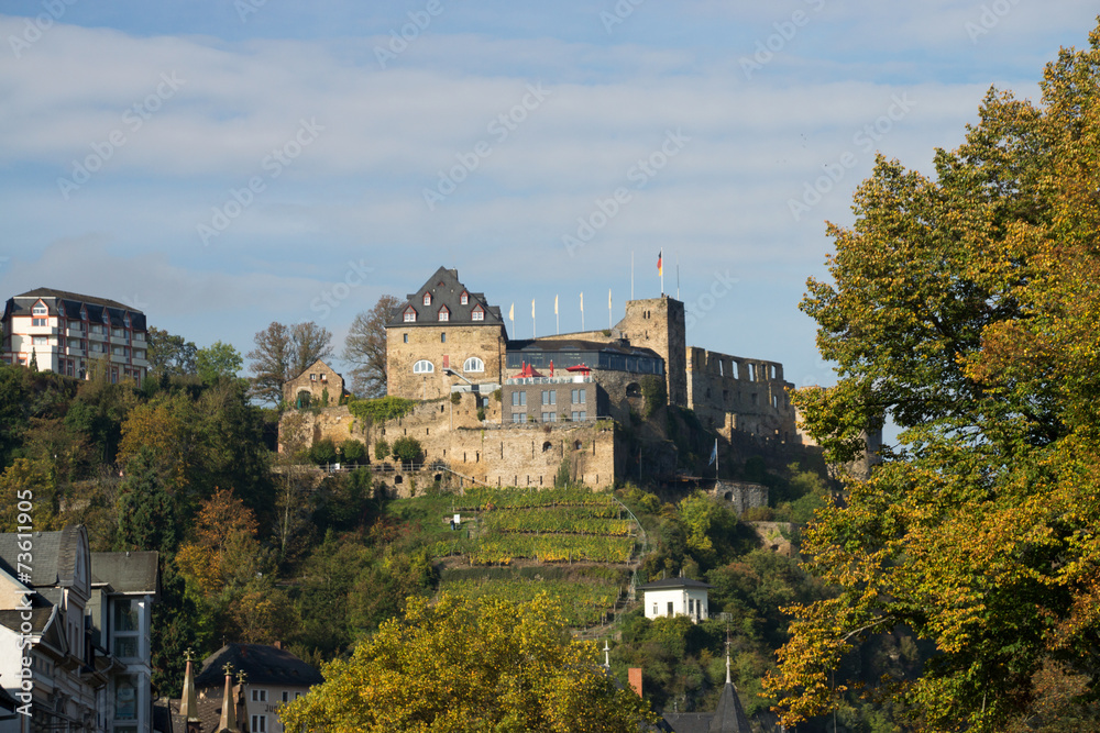Burg Rheinfels, Rheinland-Pfalz, Deutschland