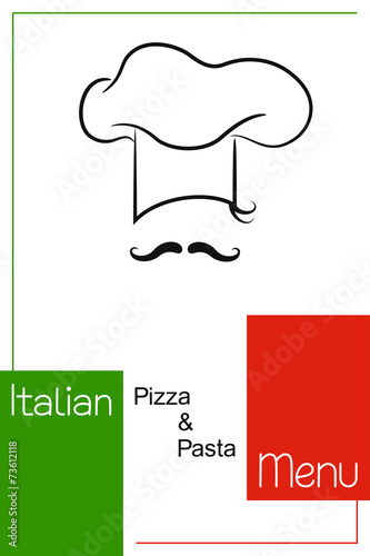 Design for Italian restaurant menu