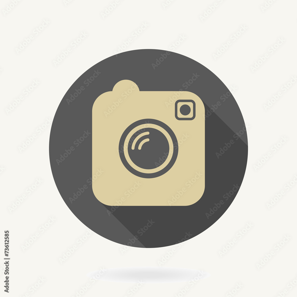 Camera Vector Icon With Flat Design Camera Vector Icon With Flat Design