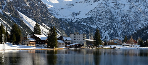 Schilderij op canvas Arosa....grisons