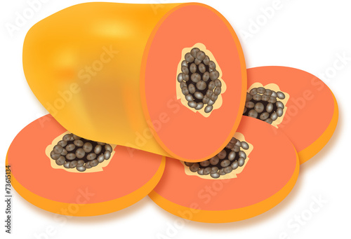 pawpaw isolated