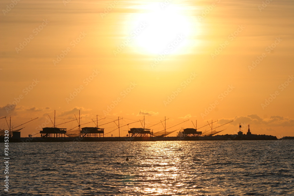 Sonnenaufgang in Sottomarina
