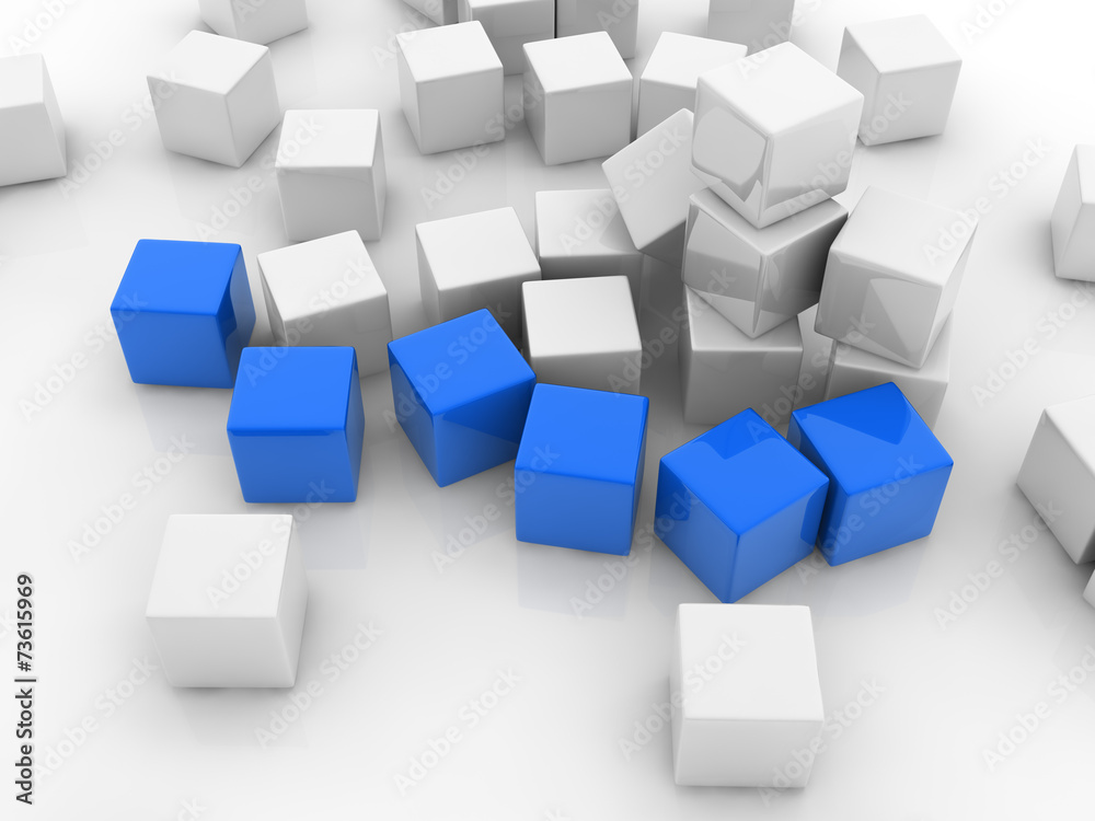 blue cube blue cube