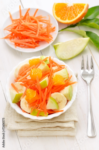 Healthy food. Fruit salad