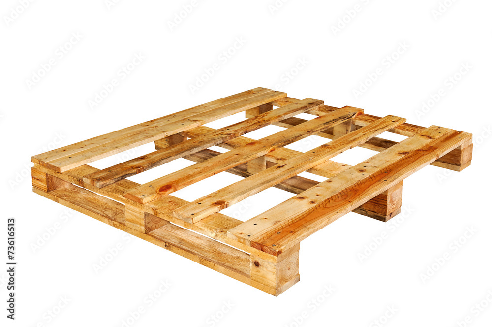 . The wooden pallet