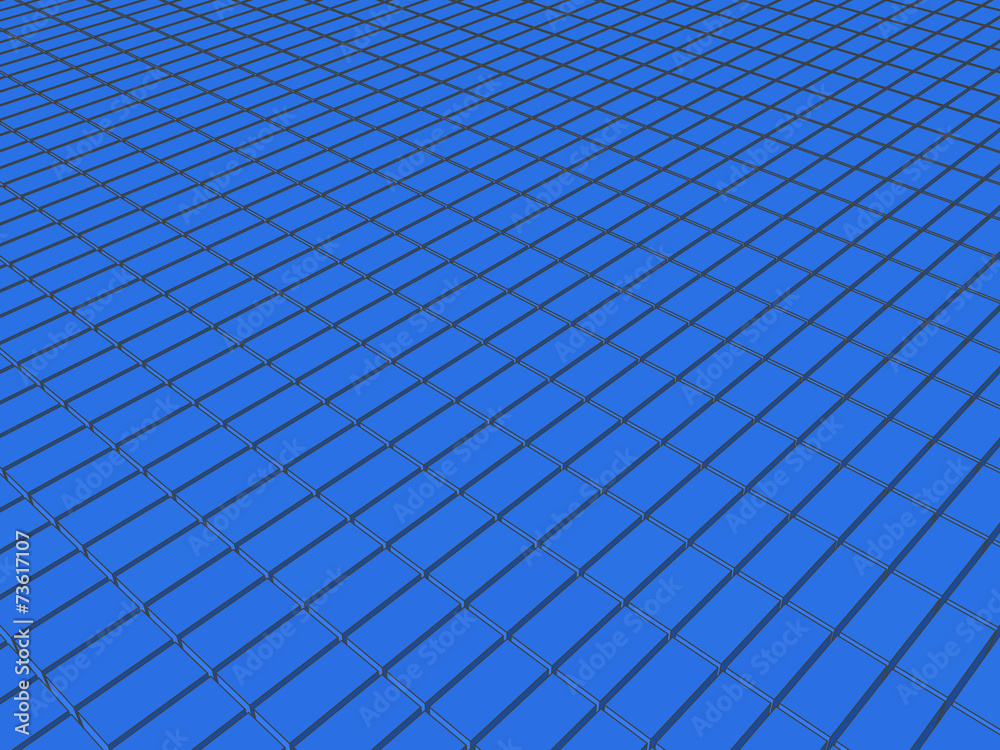 Blue background with rectangles Raster.