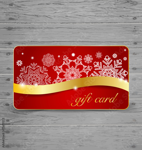 Holiday Gift Coupons. Vector illustration.