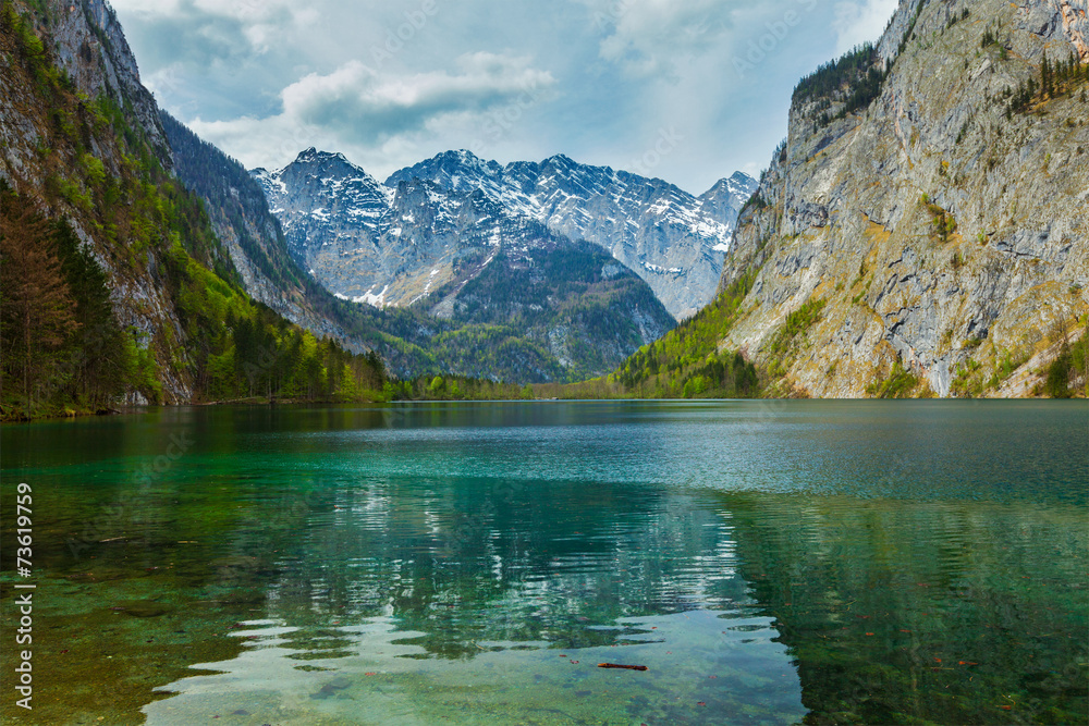 Obersee - mountain lake, Germany