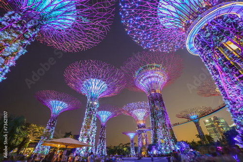 night scene at Singapore city