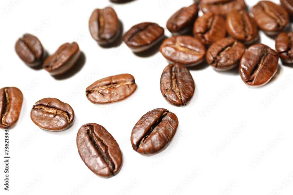 Coffee beans, isolated on white Coffee beans, isolated on white