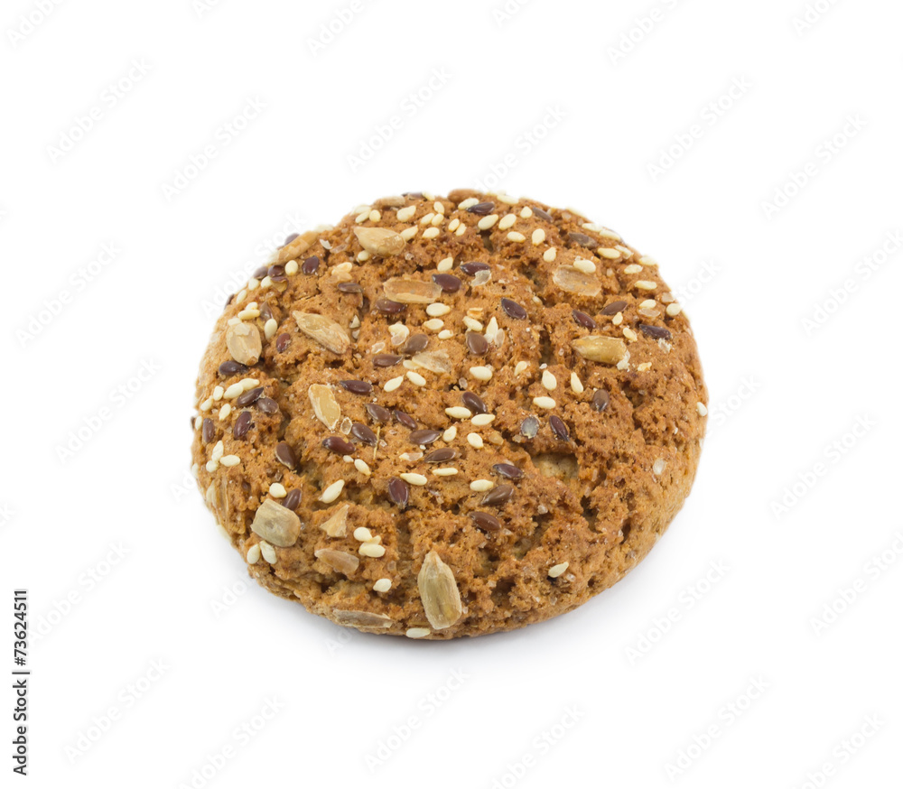 oatmeal cookies isolated on white background oatmeal cookies isolated on white background