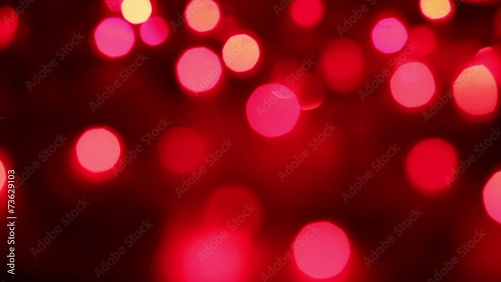 Blurred red lights flickering Blurred red lights flickering