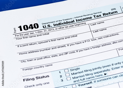 1040 Tax Return Form
