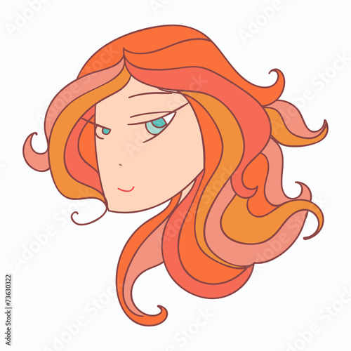 red hair girl