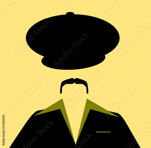 man wearing retro hat and suit