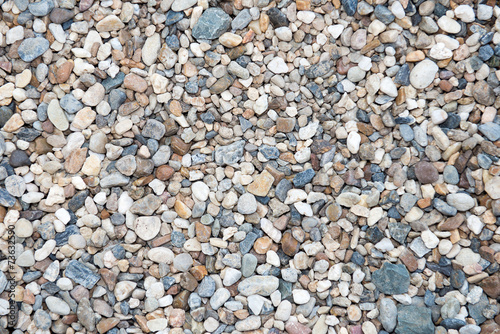 Pebbles background - instagram filter. Small stones on the beach