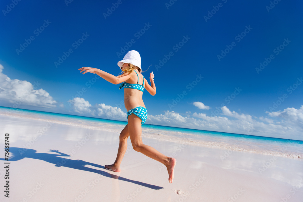 Little girl on vacation