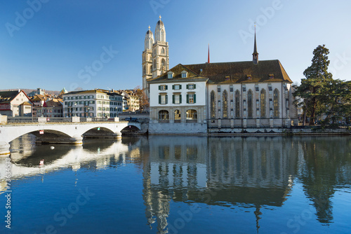 Helmhaus und Münster Zürich photo