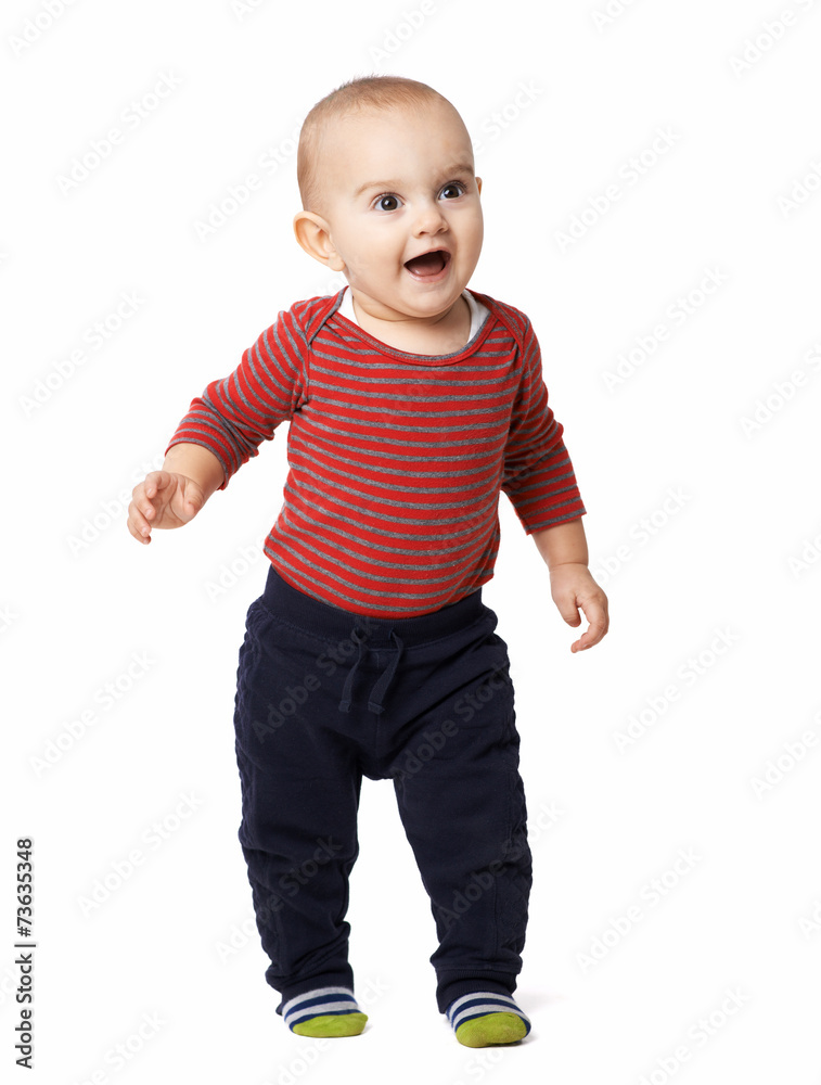 little boy stares up little boy stares up
