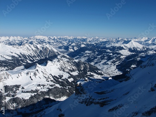 View towards Gstaad, Glacier De Diablerets © u.perreten