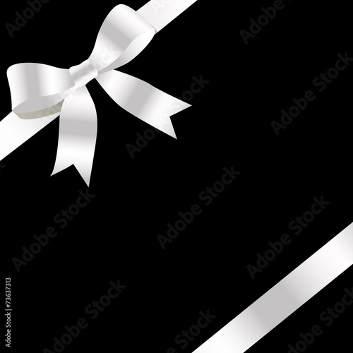 White Peral Ribbon loop Background red black
