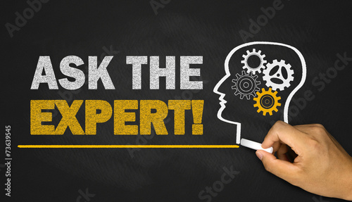 Obraz na plátně ask the expert