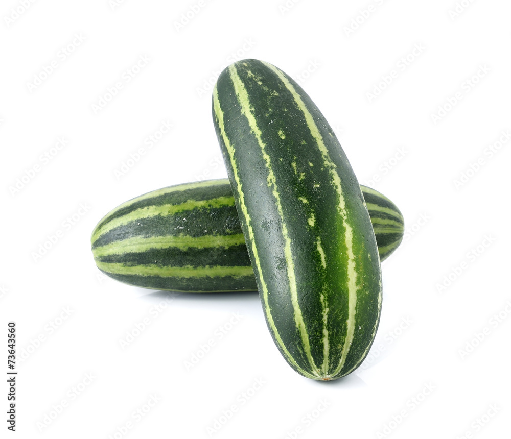 Fresh cucumber isolated on white background Fresh cucumber isolated on white background