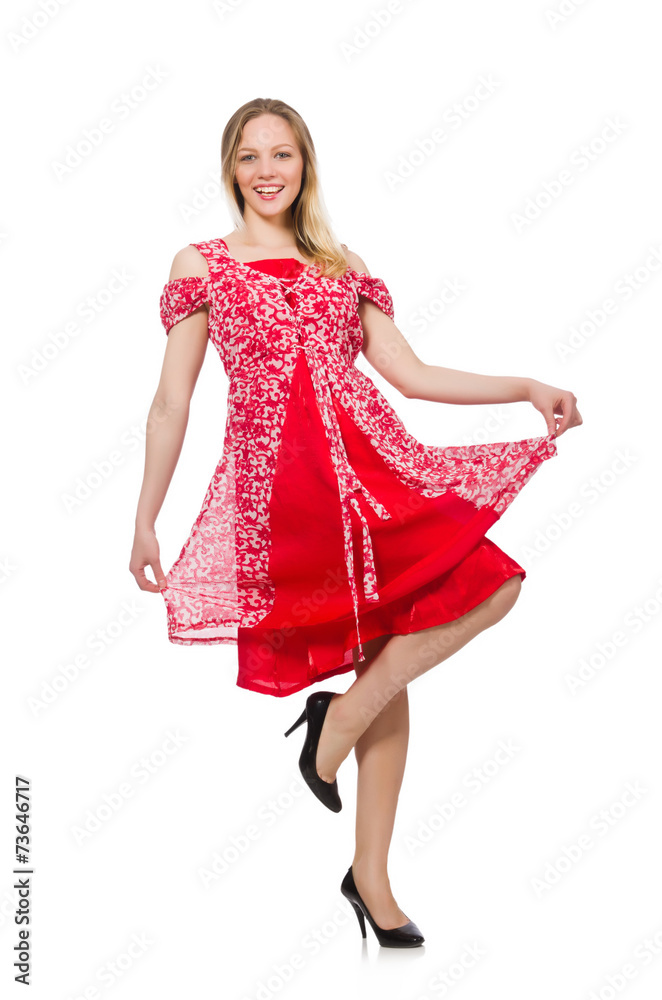 Young woman in fashion concept Young woman in fashion concept
