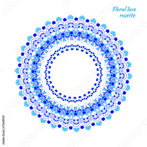 Wallpaper Mural lacy pattern of flowers Torontodigital.ca