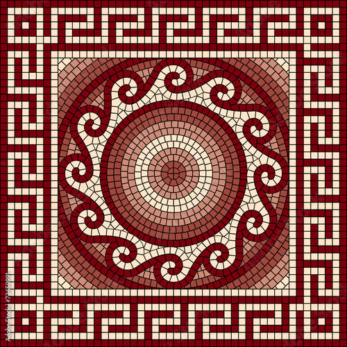vector classic Greek meander ornament