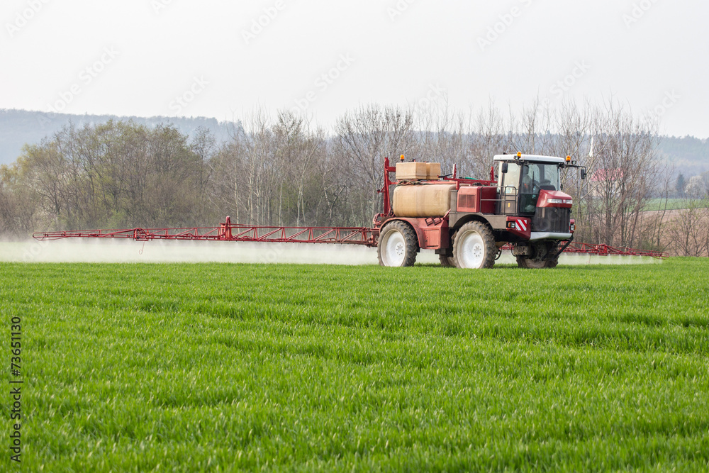 Fototapeta premium Spraying machine