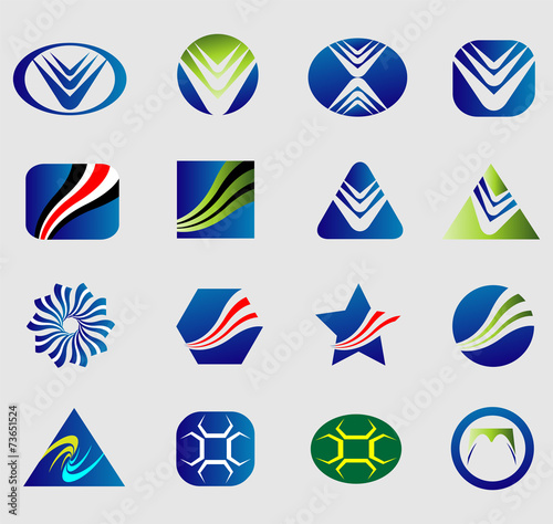 Free Download Collection of colorful business identity and brand logo - GFXLoad