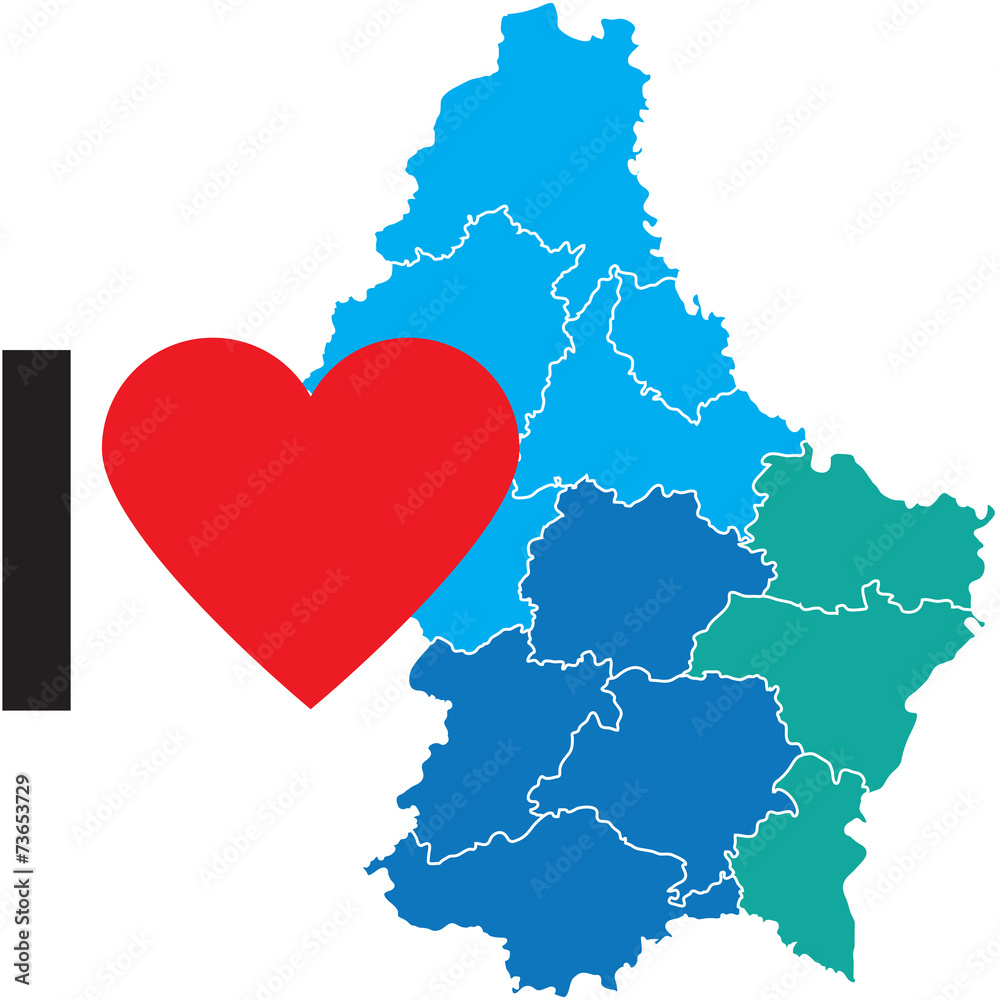 Naklejka premium lussemburgo